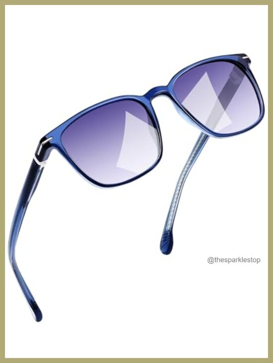 Vintage Square Sunglasses Polarized UV Protection TR90 Acetate